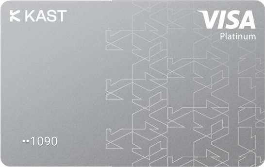 Kast crypto debit card, 2% FX spread